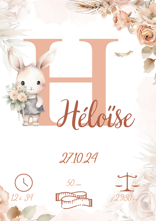 Affiche personnalisée " petite souris "