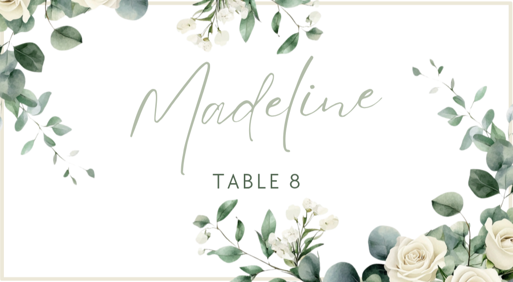 Mariage roses blanches