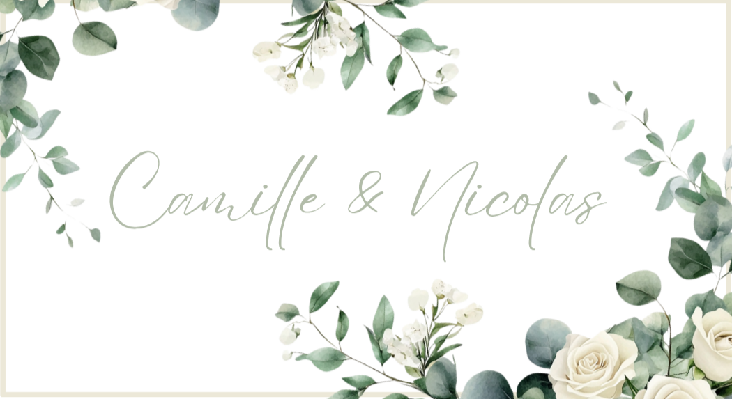 Mariage roses blanches
