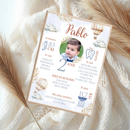 Pack anniversaire " dans les airs "