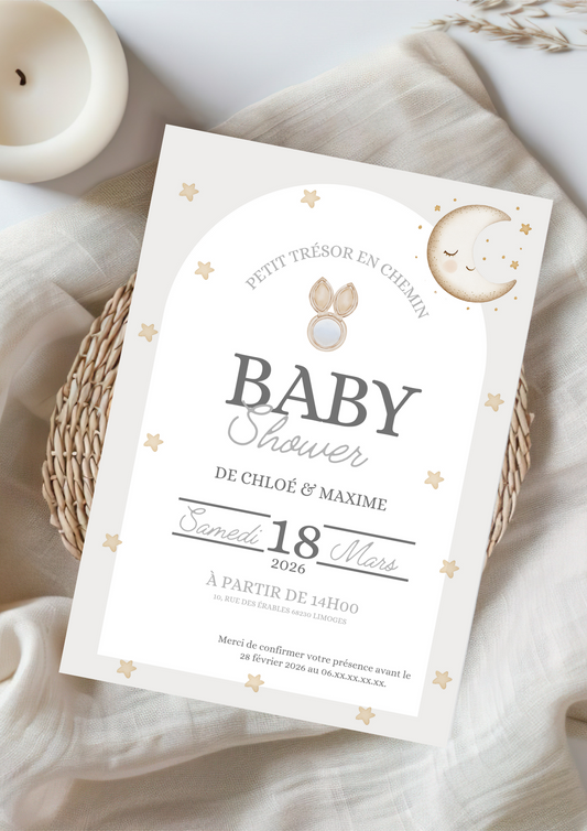 Faire part baby shower