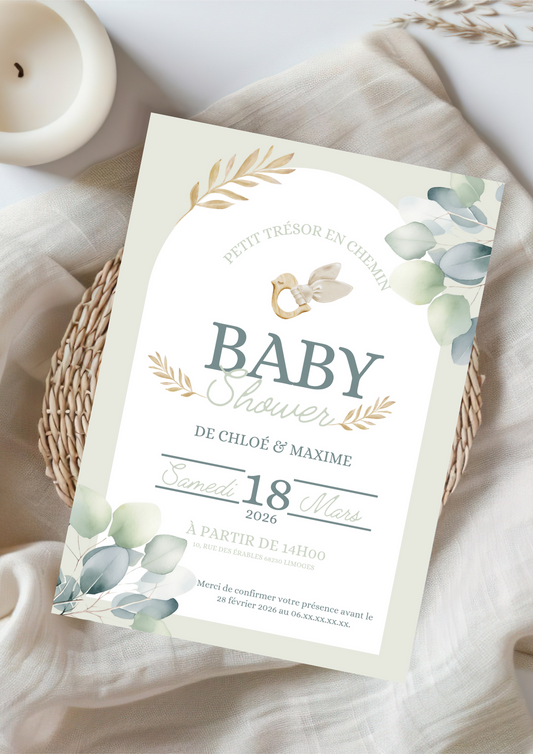 Faire part baby shower